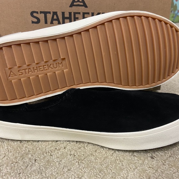 NEW Staheekum Women's Plush Lining Cascade Mule SUEDE BLACK SLIP ON SHOES NIB - Picture 8 of 10